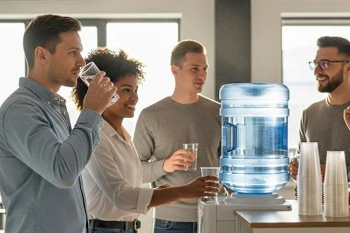 Office water service planning across multiple locations