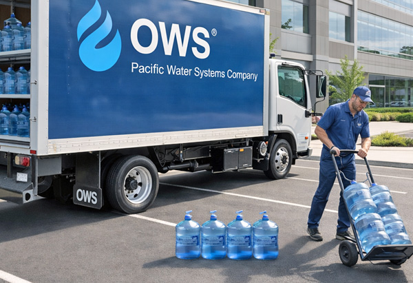 Office water delivery coolers in California