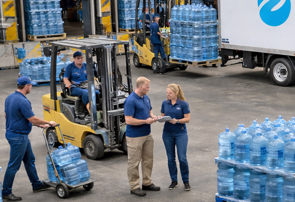 Office water service features