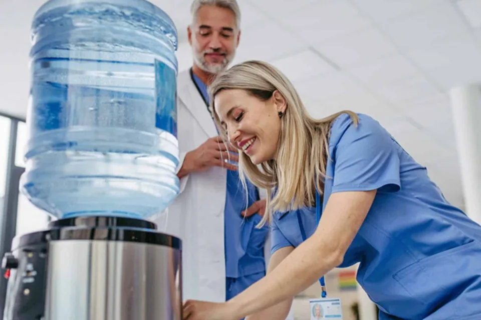 Water filtration equipment used for office drinking water